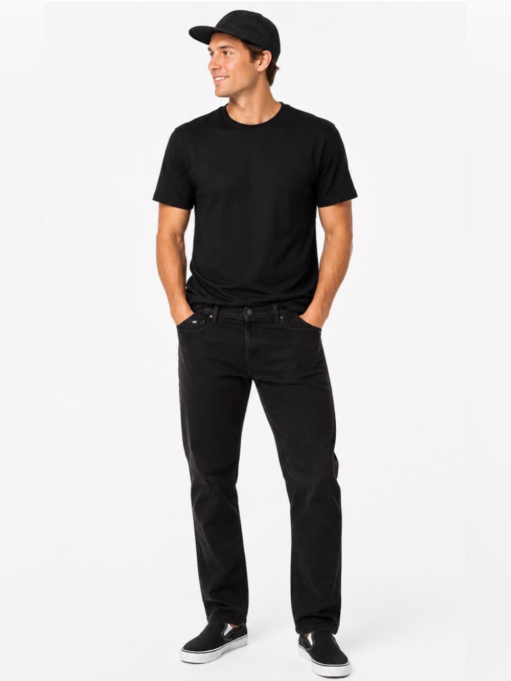 Vans Black Straight Jeans Mens Size W38 L32